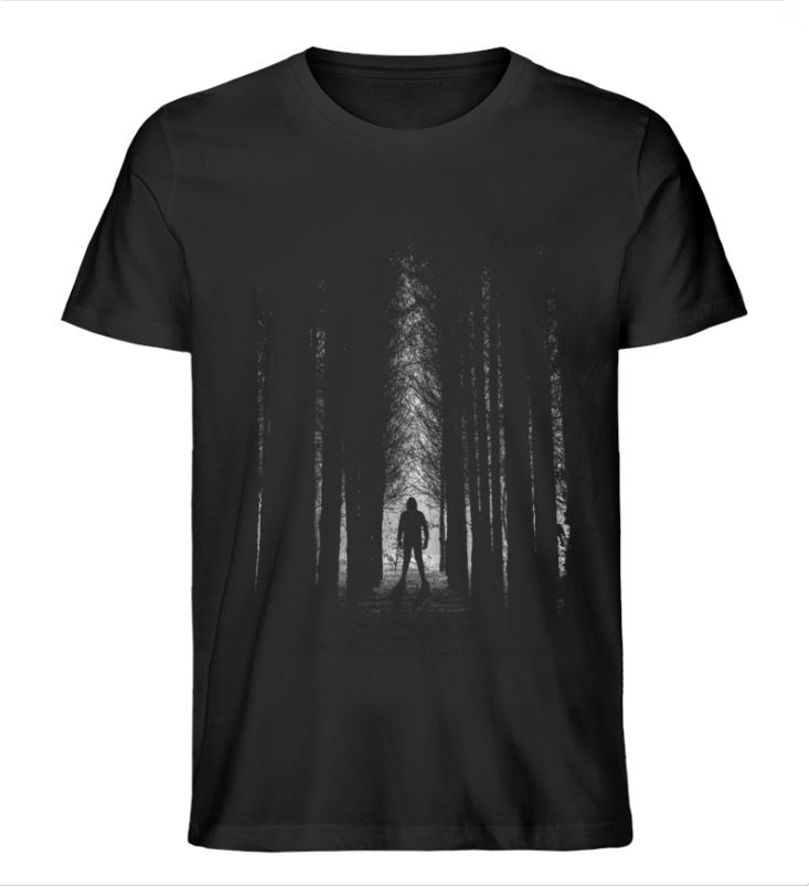 Haunted (Herren/Unisex Premium Organic Shirt ST/ST) Miro Lange Art