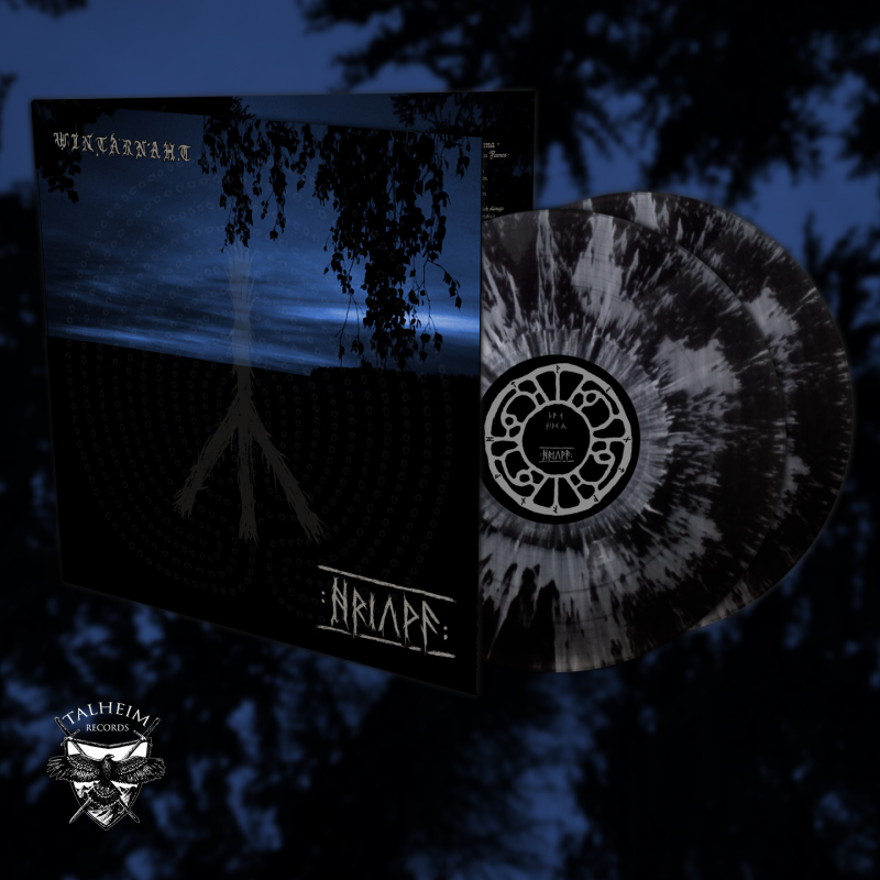 Wintarnaht - Hriuwa DLP Gatefold (Weiß mit schwarzen Spritzer)