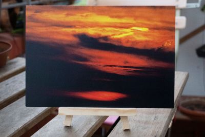 Ansichtskarte  Abendhimmel